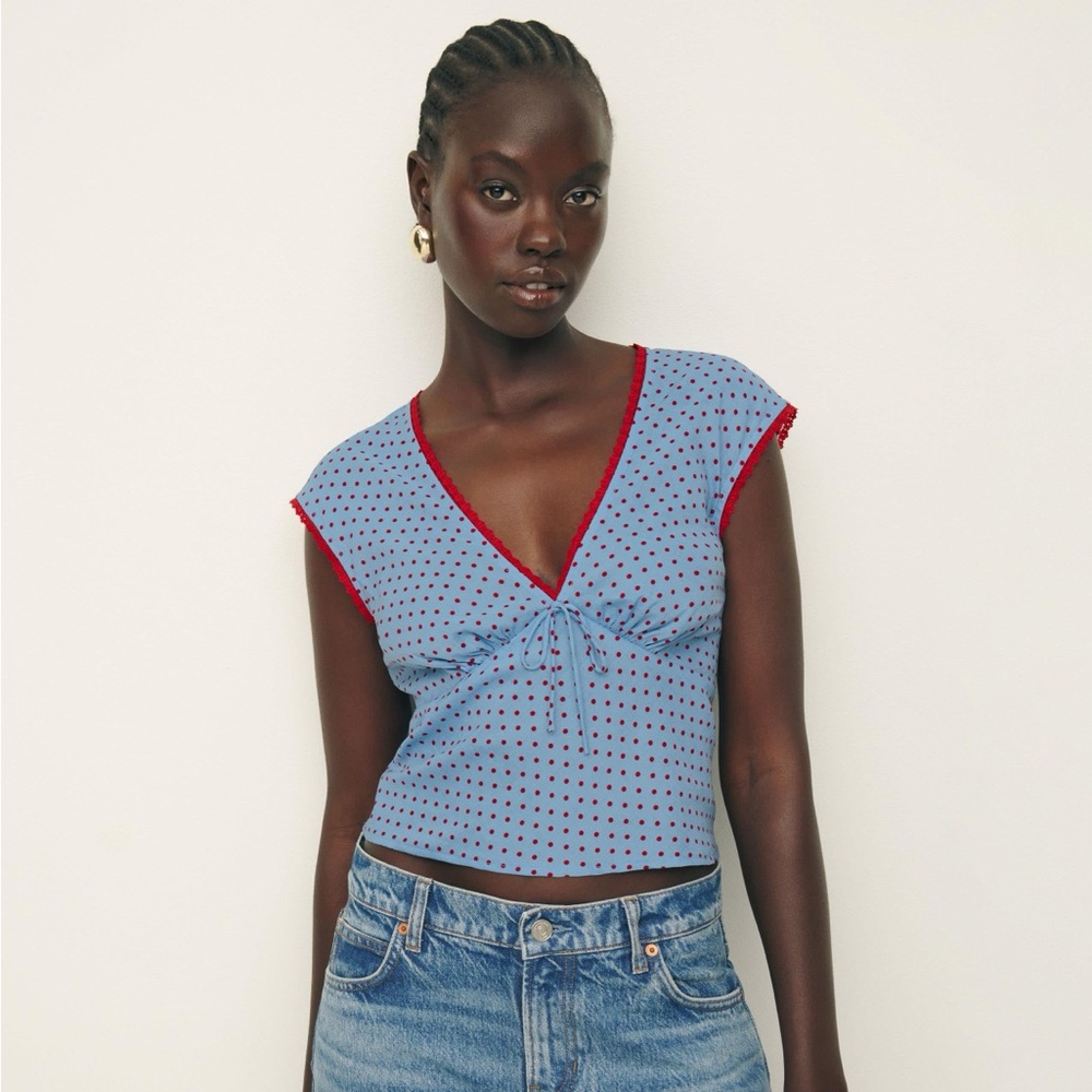NWT Reformation Cherry Top